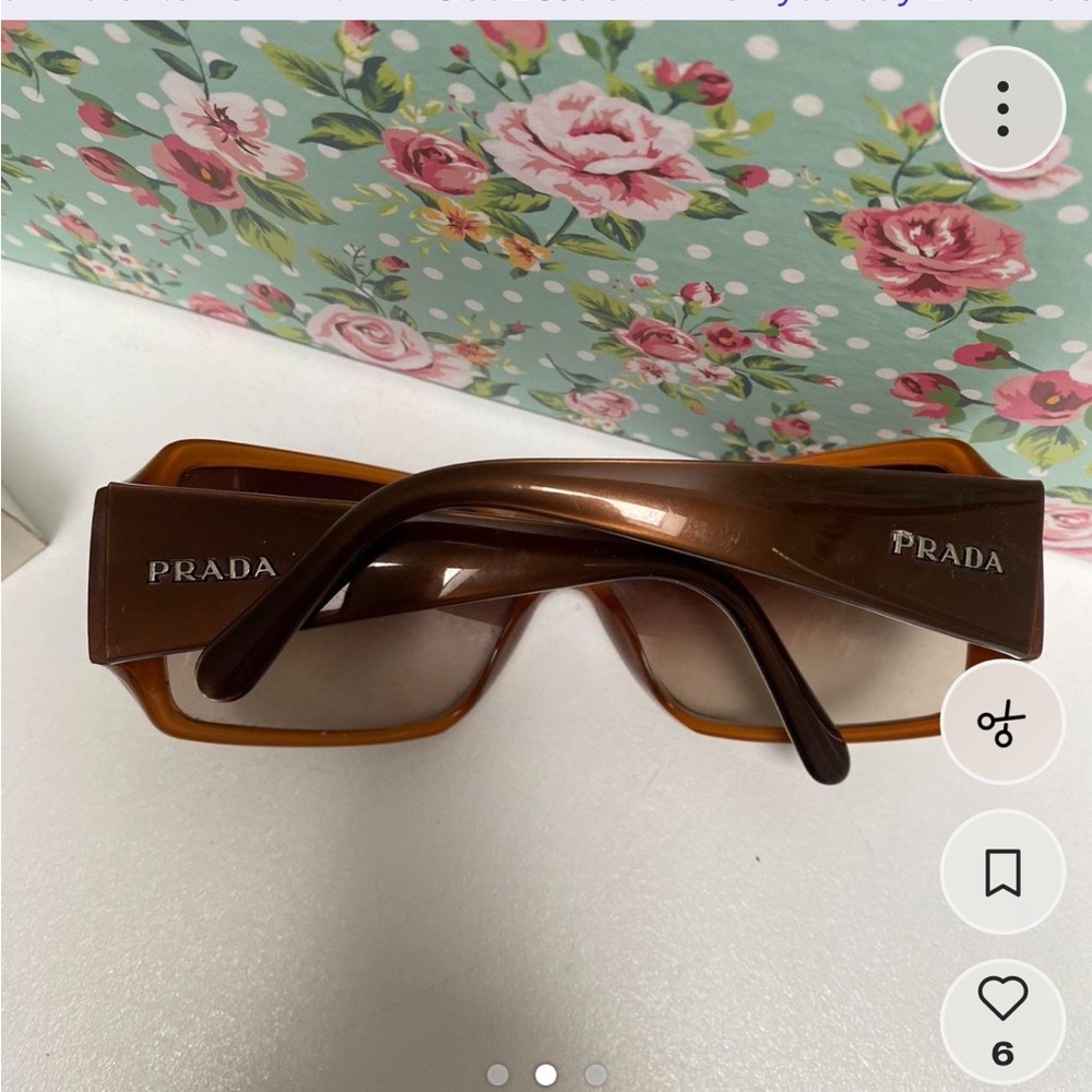 Vintage Prada Brown Sunglasses - Picture 2 of 3
